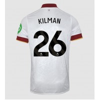 Camiseta West Ham United Max Kilman #26 Tercera Equipación Replica 2024-25 mangas cortas